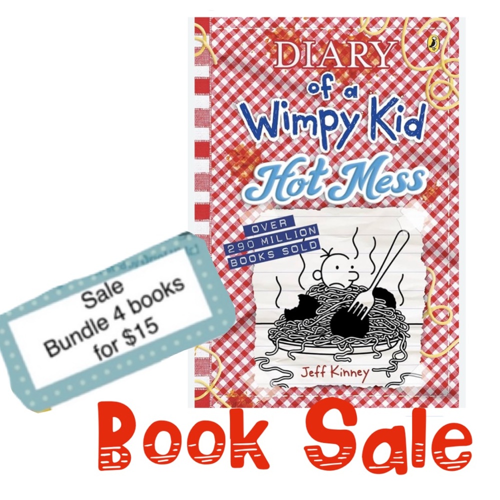 Sale 4 for $15 - Diary of a Wimpy Kid: Hot Mess Book